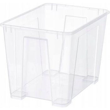 IKEA SAMLA Box průhledný 39x28x28 cm 22 l