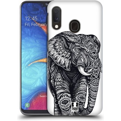 Pouzdro Head Case Samsung Galaxy A20e Zdobený Slon