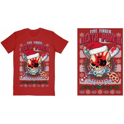 Five Finger Death Punch tričko Zombie Kill Xmas red