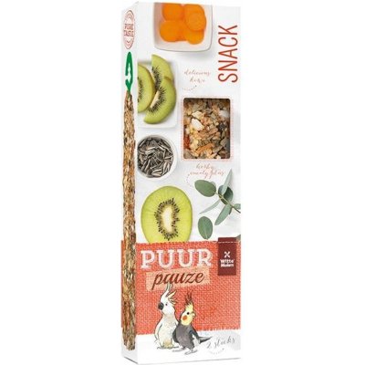 Witte Molen PUUR pauze tyčinky kiwi/eukalypt pro papoušky 140 g – Sleviste.cz