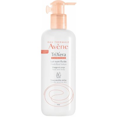 Avène TriXera Nutrition intenzivně vyživující fluidní mléko na obličej a tělo pro suchou a citlivou pokožku 400 ml – Hledejceny.cz