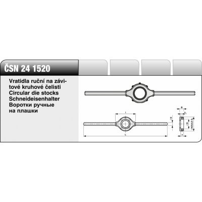 BUČOVICE TOOLS Vratidlo ZKC 1520 pr.20 403 020 – Hledejceny.cz
