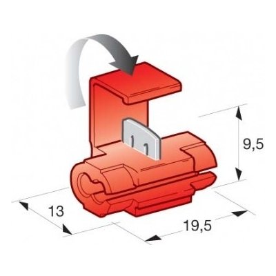 rychlospojka červená 0,5-0,8mm | Zboží Auto