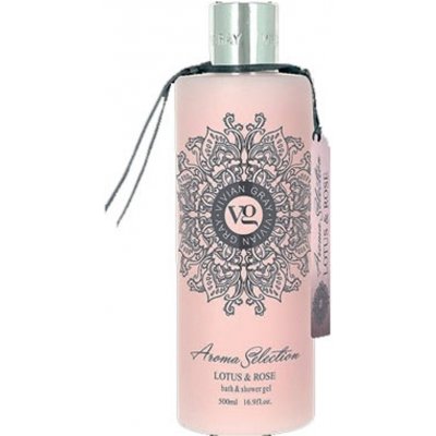 Vivian Gray Aroma Selection Lotus & Rose luxusní sprchový gel a pěna do koupele 500 ml – Zboží Mobilmania