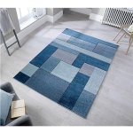 Flair Rugs Hand Carved Cosmos Denim Blue – Hledejceny.cz