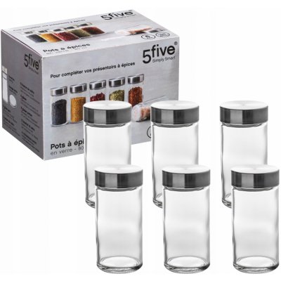 5five Nádoby na koření Simply Smart 6 ks – Zboží Dáma