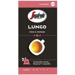 Segafredo Kávové kapsle Lungo do kávovarů Nespresso 10 ks