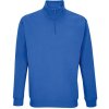 Pánská mikina SOĽS Conrad Unisex mikina se 1/4 zipem SL04234 Royal blue