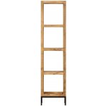 HangarStore.cz Police na knihy 40x30x175 cm masivní mangovníkové dřevo, 247968 – Sleviste.cz