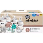 Tommee Tippee sada kojeneckých lahví C2N silikon + kartáč průhledná – Sleviste.cz