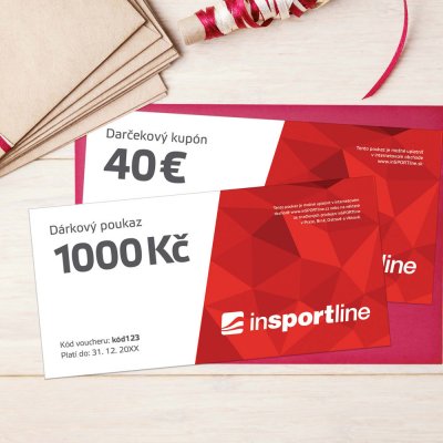 inSPORTline Vouchers Dárkový poukaz - 1.000 Kč pro nákup – Zboží Dáma