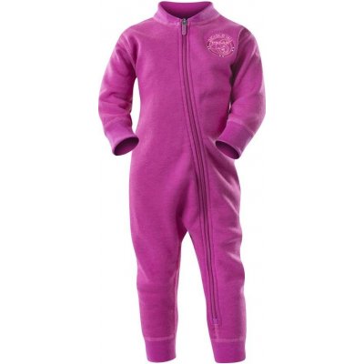 DEVOLD POLAR BABY WOOL PLAYSUIT overal dětský FUCHSIA – Zboží Dáma