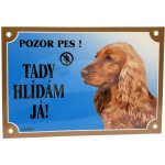 Dafiko Tabulka Anglický kokr zlatý – Zboží Dáma