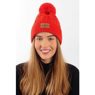 Čepice R-Jet Sport fashion basic s bambu ohrnutá červená VL – Hledejceny.cz