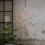 Star trading Dekorační svítící vločka STAR 45 cm – Hledejceny.cz
