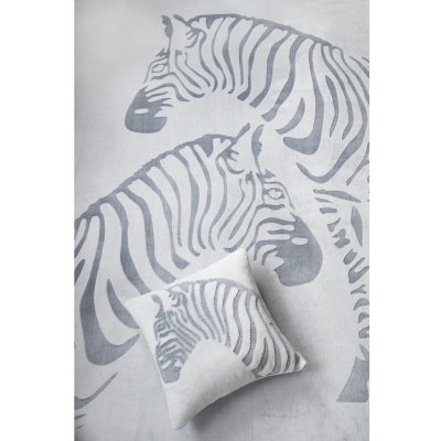 SCANquilt pléd Comfort Melange zebra šedá střední 150x200 – Zboží Mobilmania
