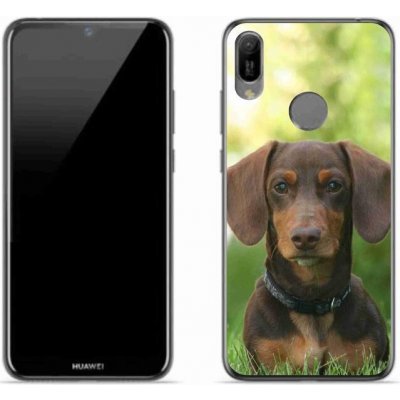 Pouzdro mmCase Gelové Huawei Y6 (2019) - hnědý jezevčík – Zbozi.Blesk.cz