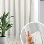 Voálová záclona s jemnou strukturou a olůvkem metraž- Ervi 22650 – Hledejceny.cz