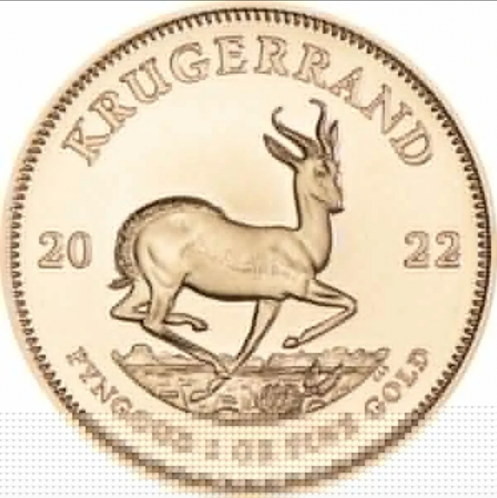 South African Mint Krugerrand zlatá mince Südafrika stand 1 oz