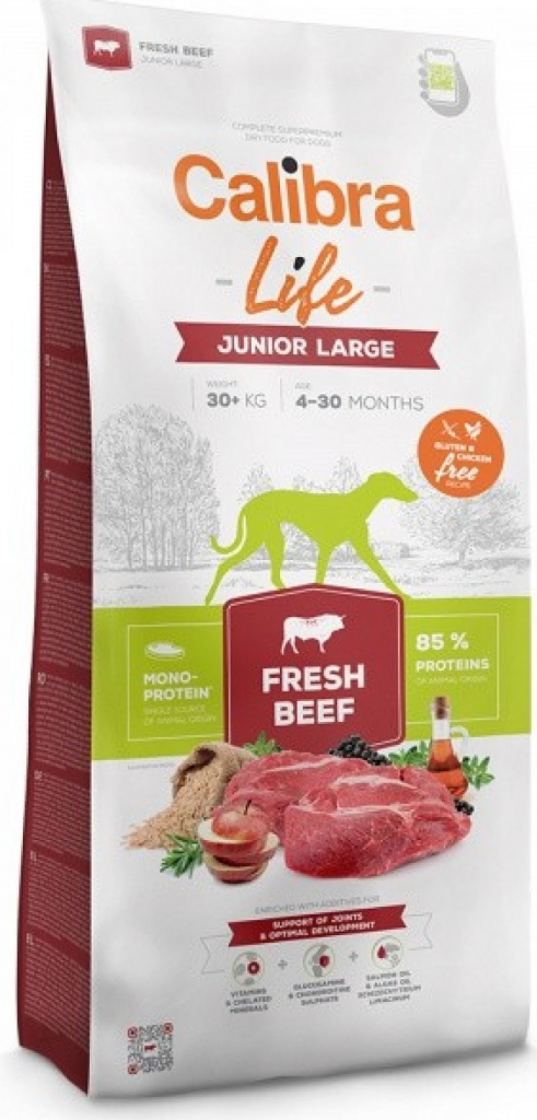 Calibra Life Junior Large Fresh Beef 12 kg