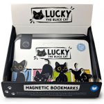 Lucky the Black Cat Záložky do knihy magnetické 4ks - Kočka – Hledejceny.cz