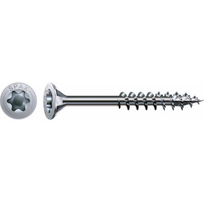 Spax Uni vrut zápust.hlava T-Star+ T30 4CUT část.závit Wirox 6 x 100 mm 100 ks – Hledejceny.cz