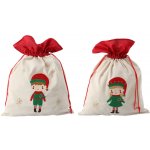 Pro-Tech shop Dárkový pytel elf 45x60cm béžový 69899 – Hledejceny.cz