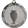 Sportovní medaile Designová kovová medaile Trofej Stříbro 3,2 cm