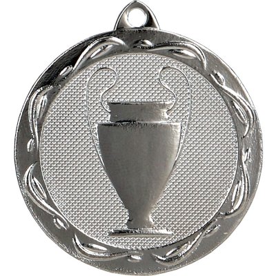 Designová kovová medaile Trofej Stříbro 3,2 cm