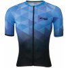 Cyklistický dres Force GEM krátký rukáv modrý