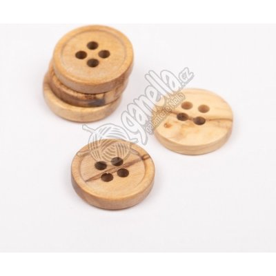 Knoflík Drops Olivový (okraj) no. 807 15mm – Sleviste.cz