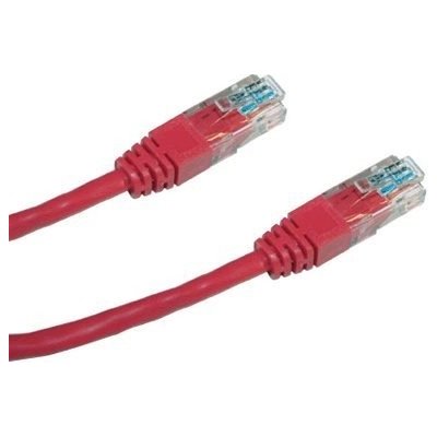 Datacom 15892 patch UTP CAT6, 0,25m, červený