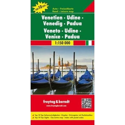 Venetien-Udine-Venedig-Padua/Benátsko Udine,Benátky Padova 1:150T/automapa
