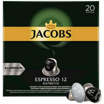Jacobs Espresso Ristretto inenzita 12 20 ks