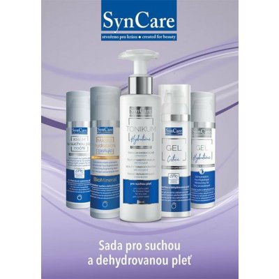 Syncare pro suchou a dehydrovanou pleť čisticí gel CPK 75 ml + tonikum 200 ml + BioMineral maska 75 ml + krém noční CPK 75 ml + hydratační gel 75 ml dárková sada – Hledejceny.cz