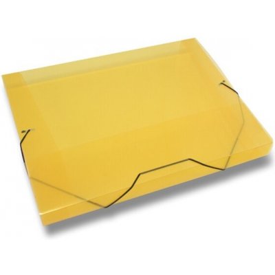 Karton P+P Box na dokumenty Transparent, A4, 30 mm Barva: žluté – Zboží Mobilmania