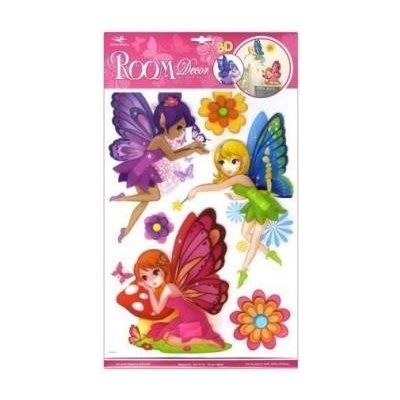 IMPOL TRADE 3D samolepky víly SLK-0501 rozměr 41 x 29 cm – Sleviste.cz