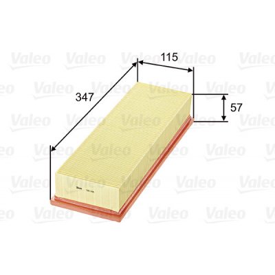 Vzduchový filtr VALEO 585098 – Hledejceny.cz