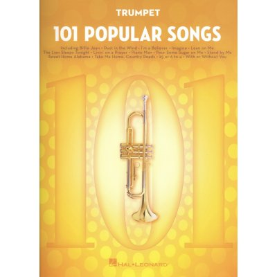 101 Popular Songs for Trumpet trumpeta trubka – Zboží Mobilmania