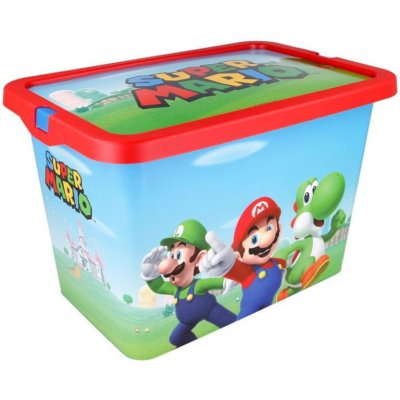 Stor Plastový úložný box Super Mario 7L 09594 – Zboží Mobilmania
