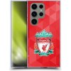 Pouzdro a kryt na mobilní telefon Samsung Head Case Samsung Galaxy S24 UltraZNAK LIVERPOOL FC OFFICIAL GEOMETRIC RED