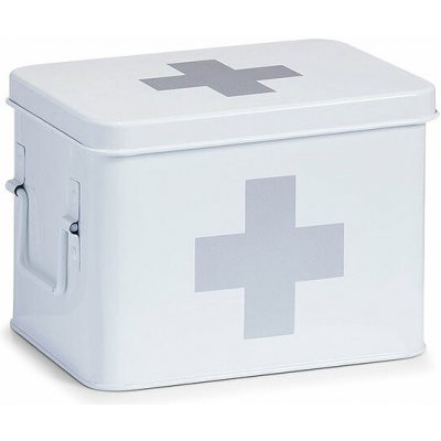 Zeller Lékarnička kovová bílá 22 × 16 × 16 cm – Zboží Dáma