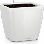 Samozavlažovací květináč Lechuza QUADRO LS 35 komplet set bílý – Zboží Dáma