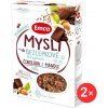 Cereálie a müsli Emco Mysli pohankové - čokoláda a mandle 2 x 340 g