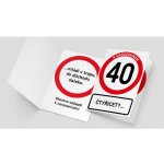 PartyWorld Přání - dopravní značka 40. narozeniny – Hledejceny.cz