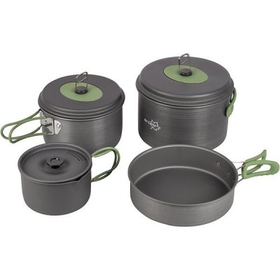 Bo-Camp Cookware set Explorer XL 4 pcs Hard anodized ALU