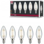 Paulmann P 29094 Filament 230V LED svíčka E14 5x4,8W 2700K čirá – Hledejceny.cz
