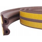 Vorel TO-76766 Těsnění do oken a dveří samolepící 9 x 5,5 mm TYP P 100 m hnědé – Zboží Mobilmania