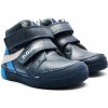 Dětské kotníkové boty D.D.Step blikající boty A068-398 modrá