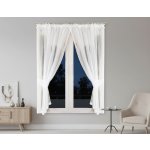 Dekorační dlouhá záclona SANDRA bílá 400x250 cm MyBestHome – Hledejceny.cz